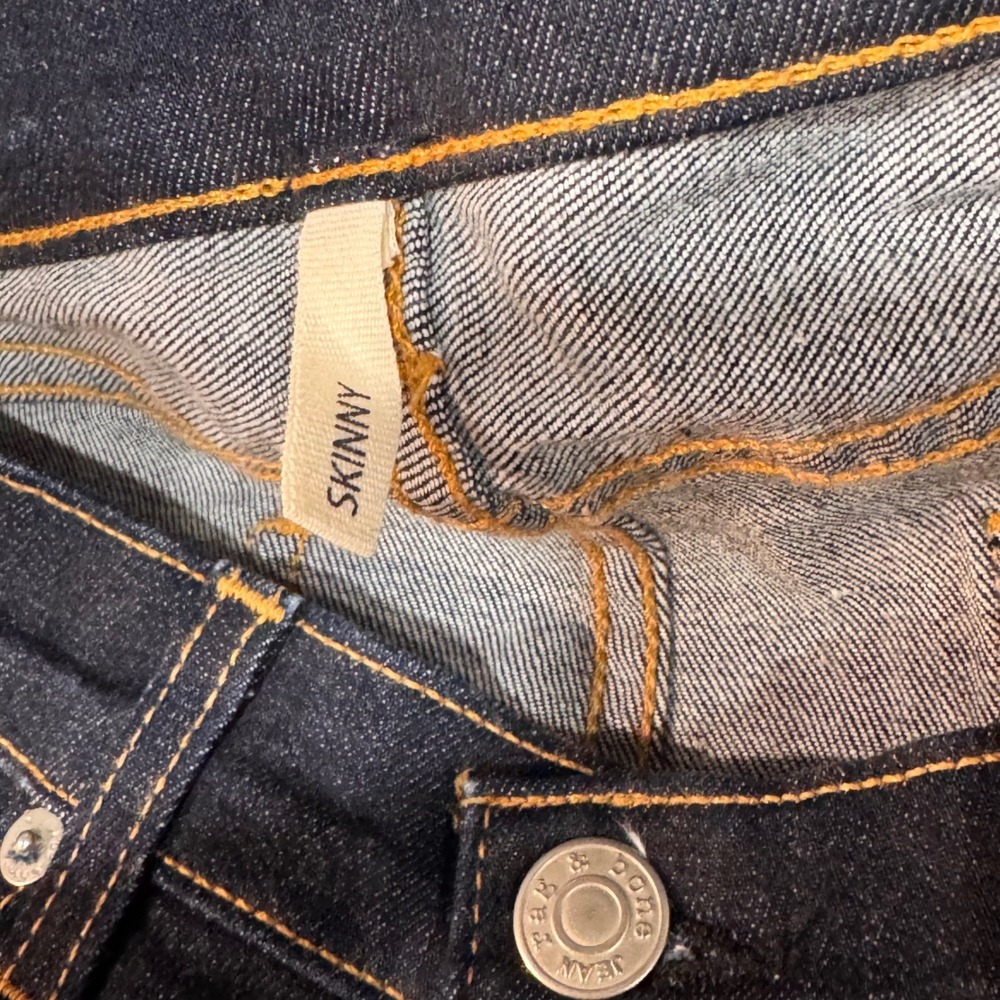 Rag & Bone Skinny Jeans Womens 30 Heritage Indigo Blue NEW W1502K520 Made In USA - Picture 8 of 9